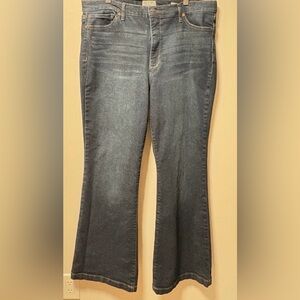 Sofia by Sofia Vergara Dark Blue Flare Jeans Woman’s 16 Flare 70s High Waist